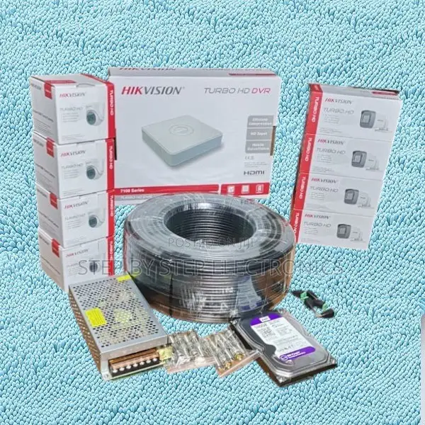 8 Dome/ Bullets Hikvision 1080p Hd 2mp CCTV Cameras Full Package