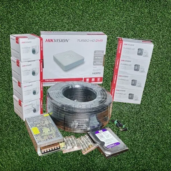 Infrared Night Vision Hikvision 8 Cameras 1080p 2mp CCTV Full Package