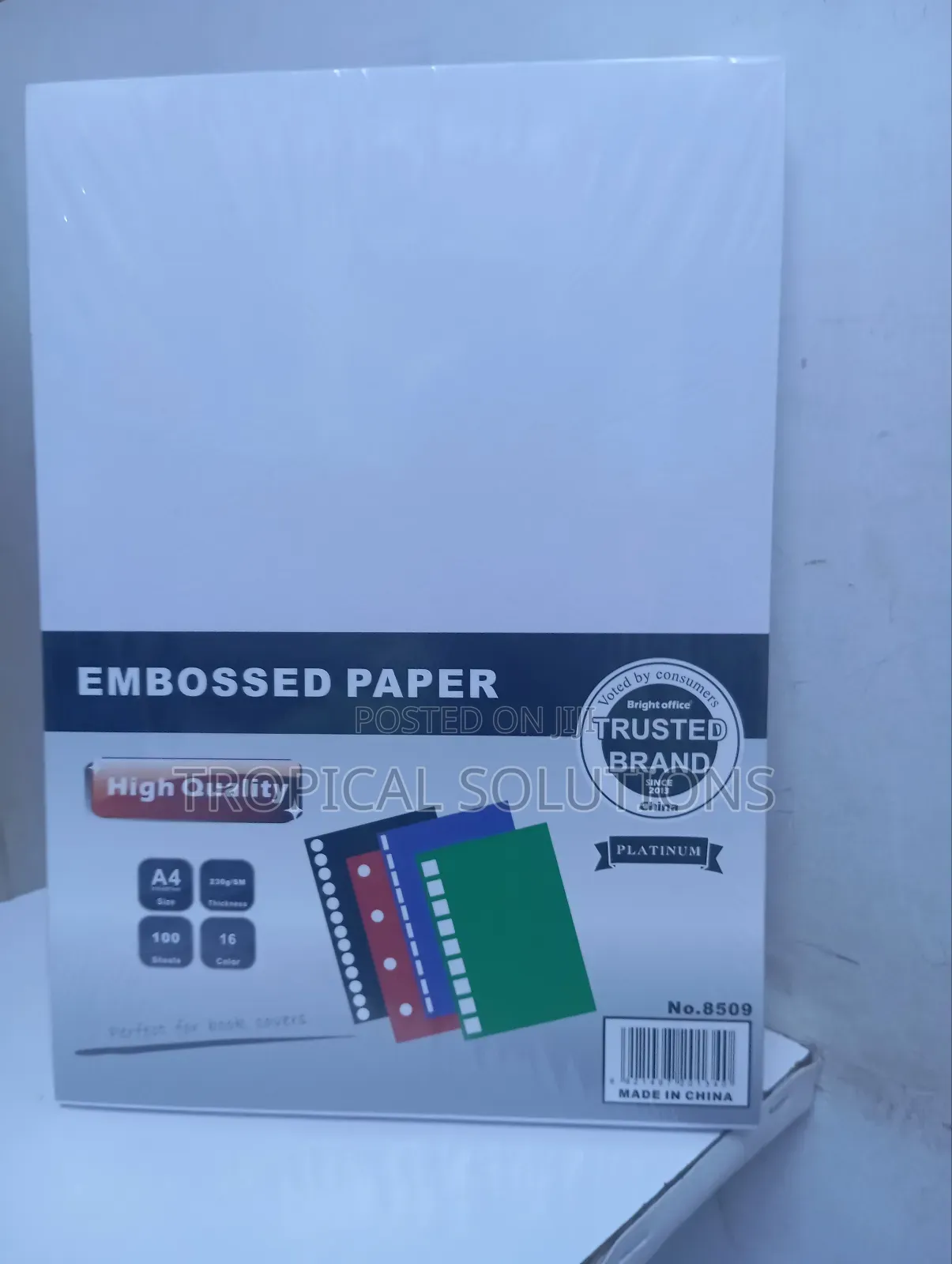 Embossed Paper A4 White High Quality Embossed Paper
