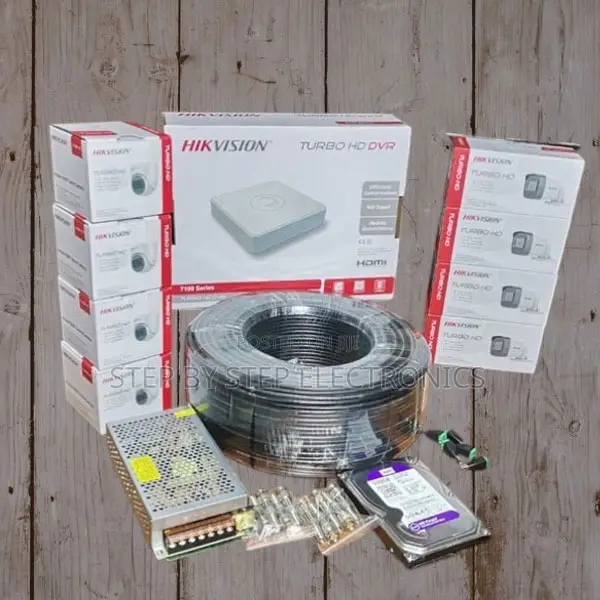 High-Definition 8 Hikvision 1080p Hd 2mp CCTV Cameras Full Package