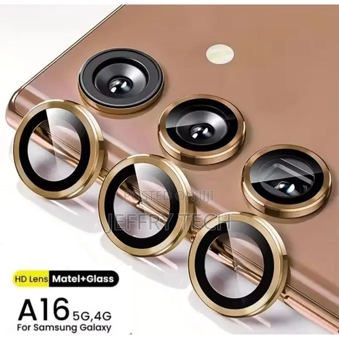 Gazeb Gold Metal Ring Camera Lens Protector for Galaxy A16 4g 5g