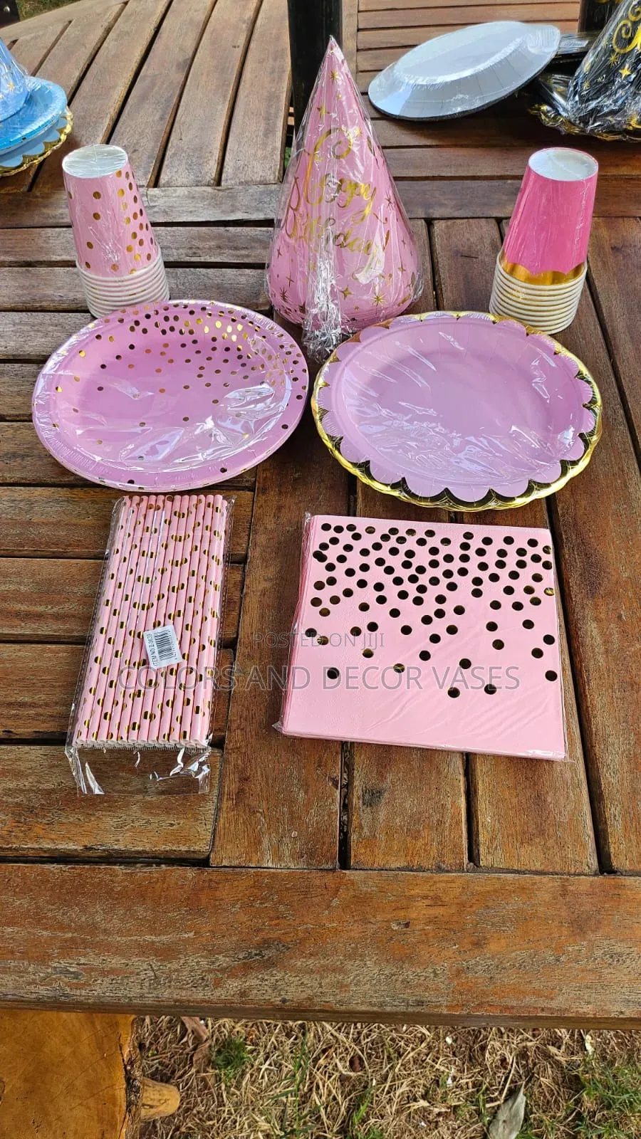 Party Items in Pink