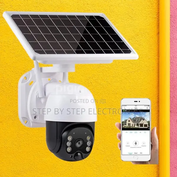 360° Pan Tilt Zoom PTZ 4g Sim Enabled Solar -Powered Security Camera