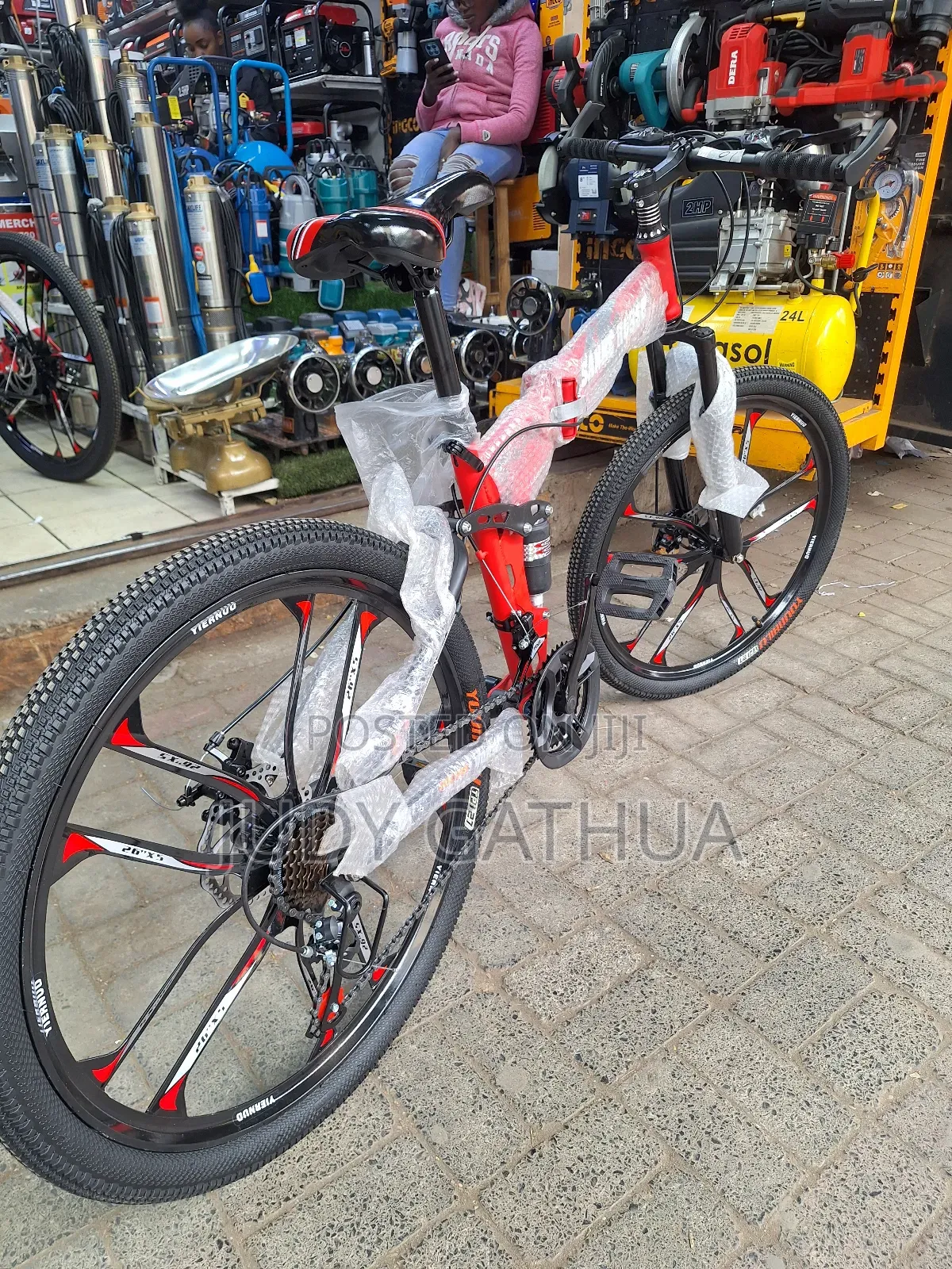 Chrome Bike for Adults Foldable