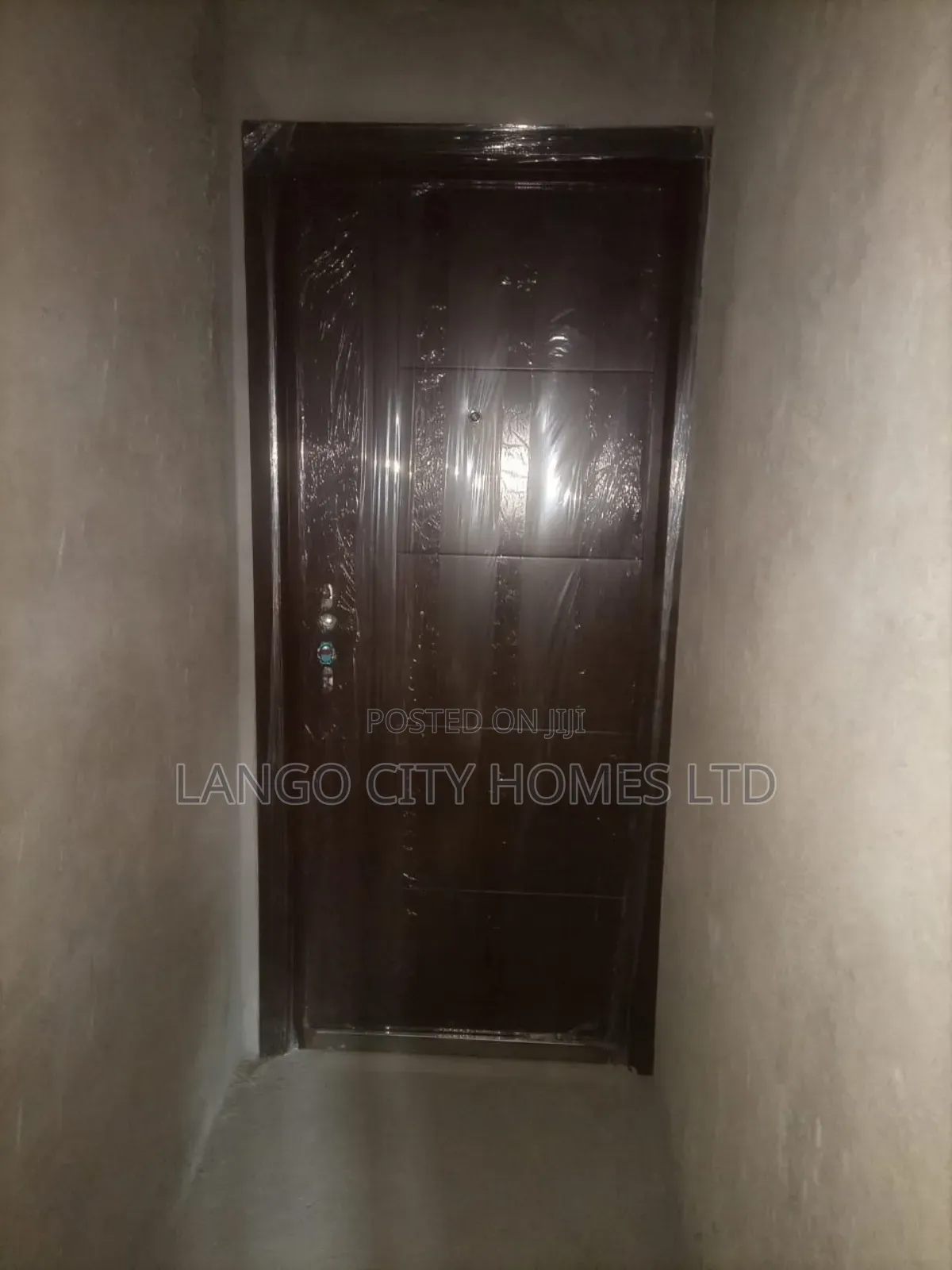 Single Grey Security Doors for Airbnb