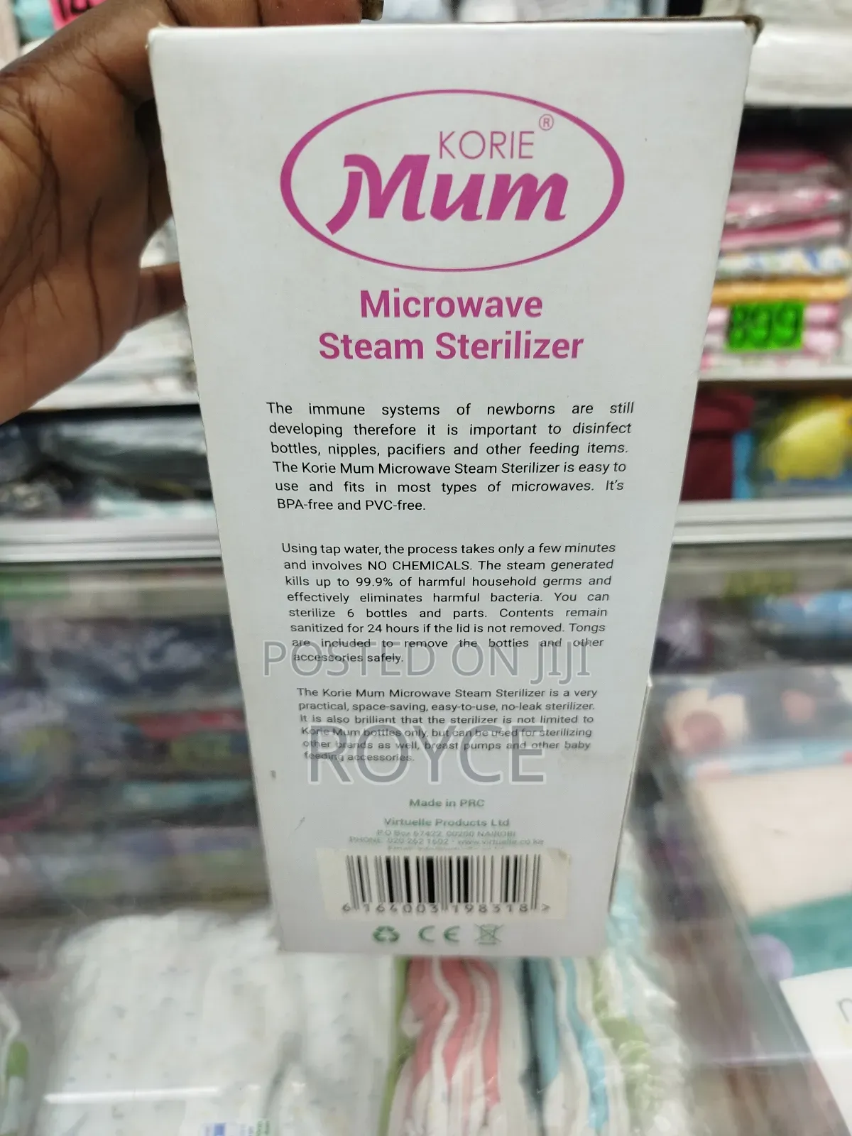 Microwave Bottle Steam Steriliser