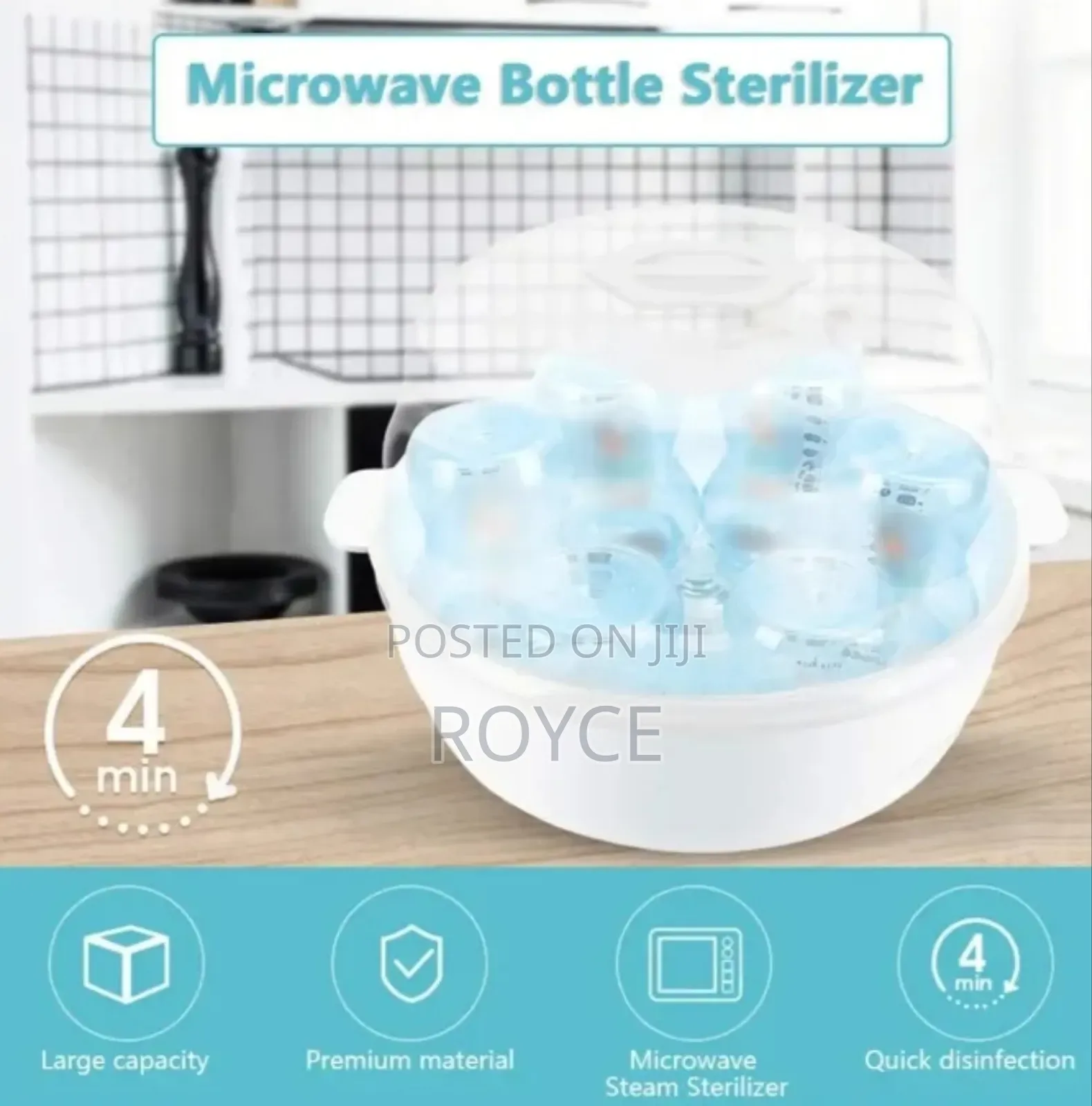 Microwave Bottle Steam Steriliser