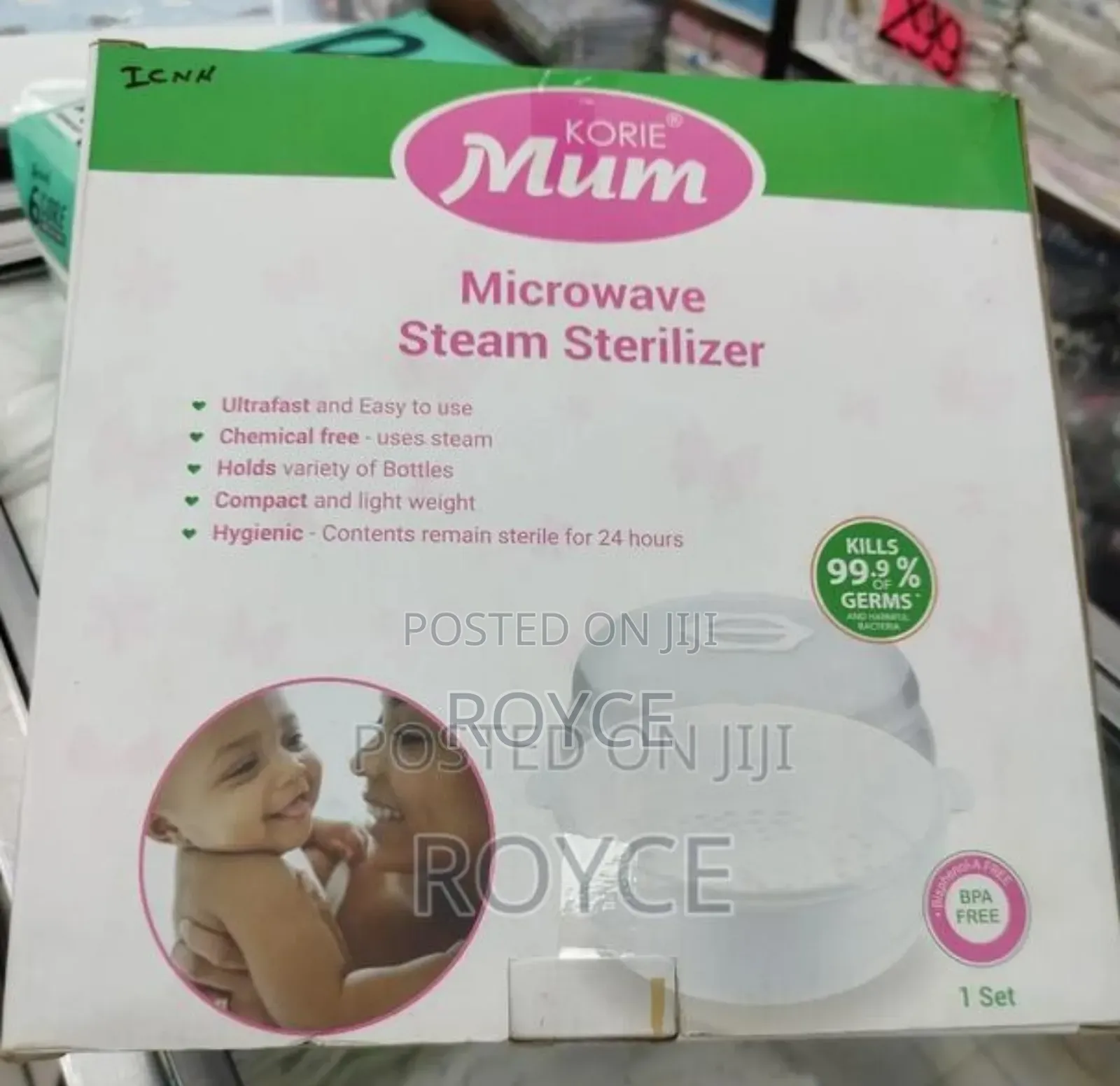 Microwave Bottle Steam Steriliser