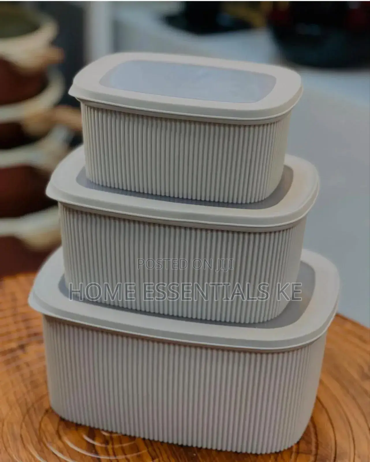 *3pcs Multipurpose Storage Containers*Microwave Safe*