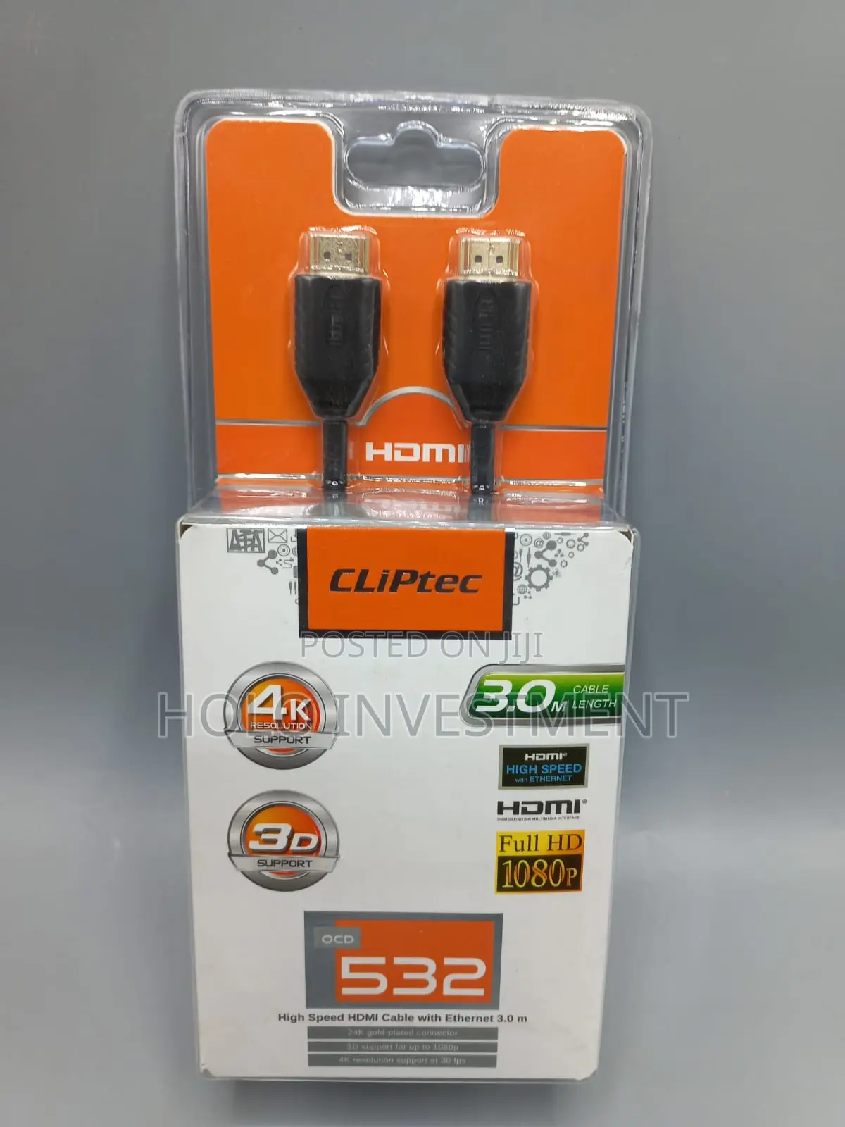 High Speed With Ethernet Hdmi to Hdmi Cable 3m