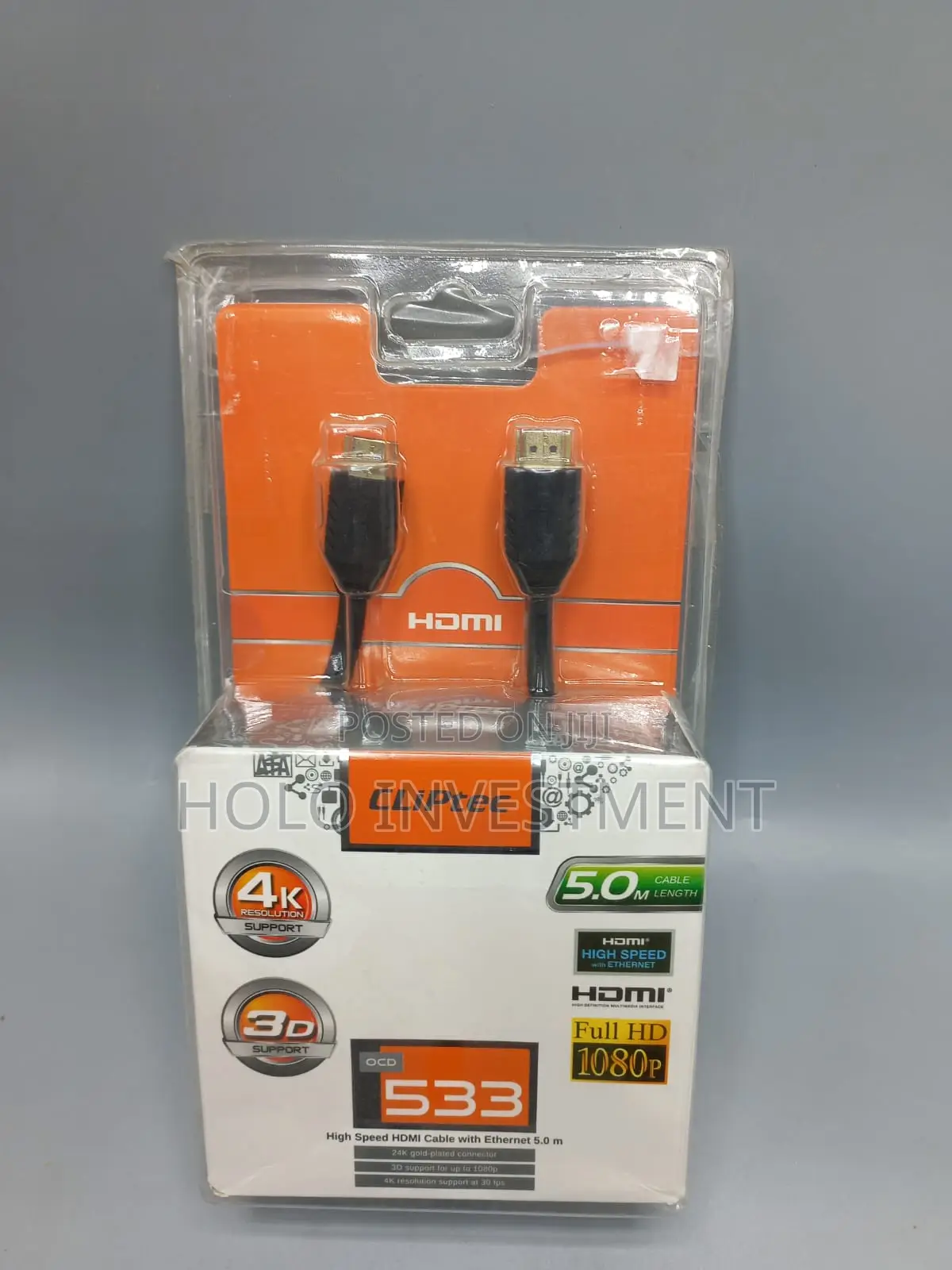 High Speed With Ethernet Hdmi to Hdmi Cable 5m