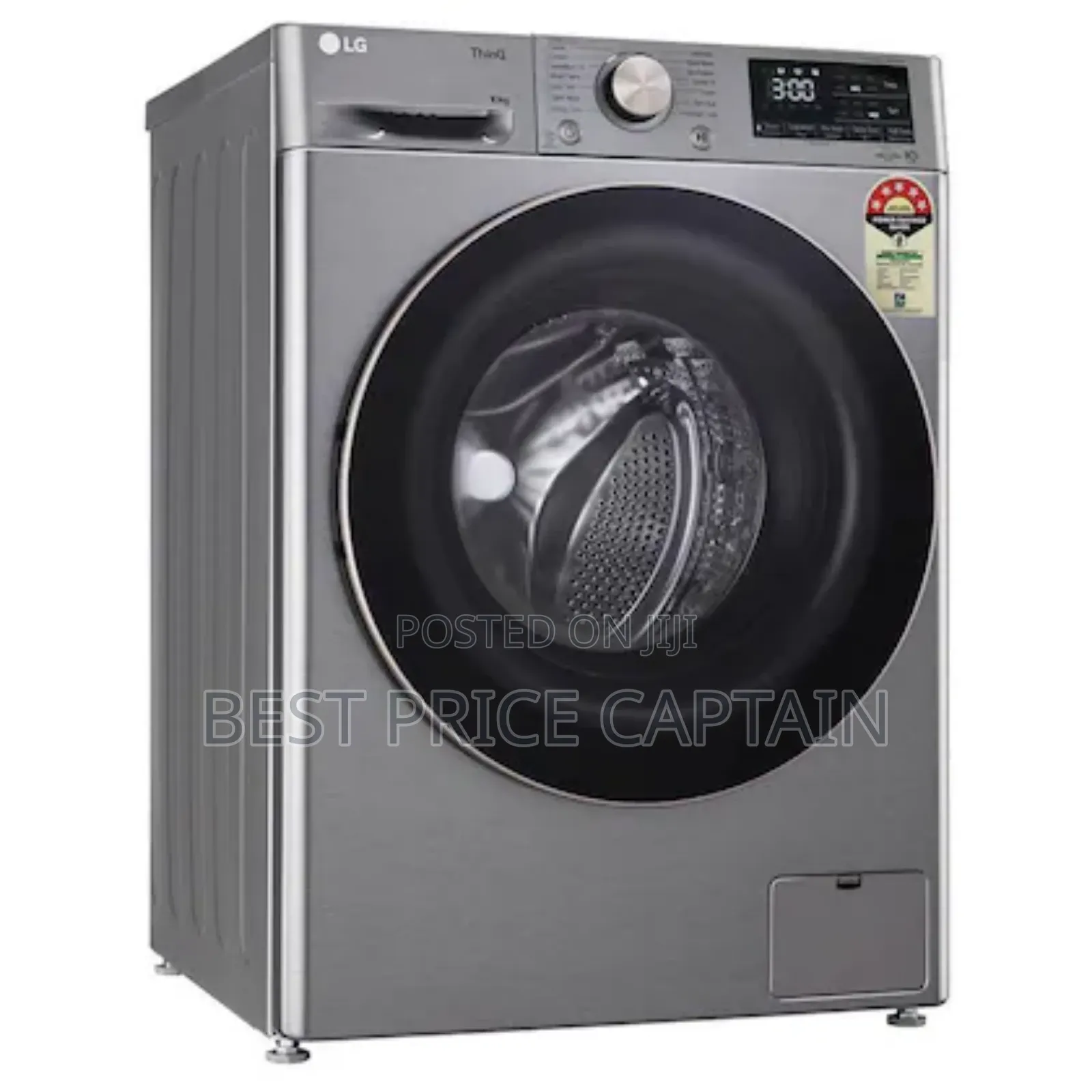 Lg 9kg Front Load Wash and Spin Washing Machine