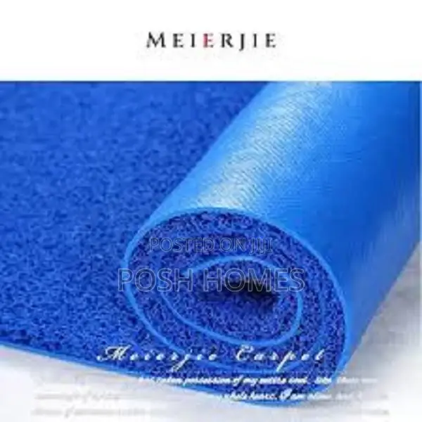 Blue PVC Anti Slip High Quality Carpets