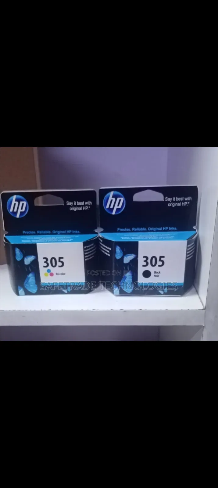Original Hp Deskjet 305 Cartridge,Yields Above 120 Copies
