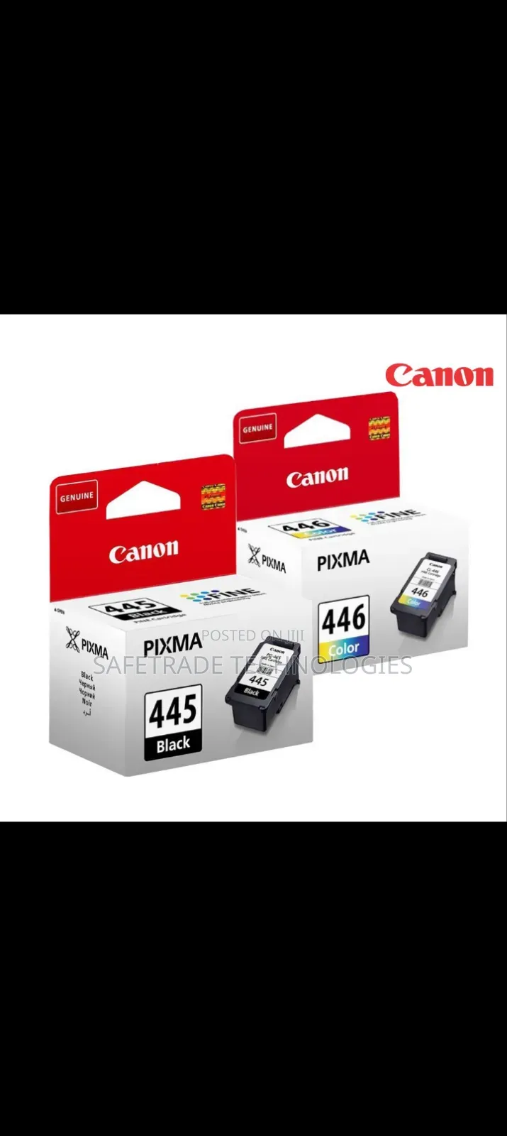 High Quality Canon Pg445/446 Cartridge,Yields Above 400pages