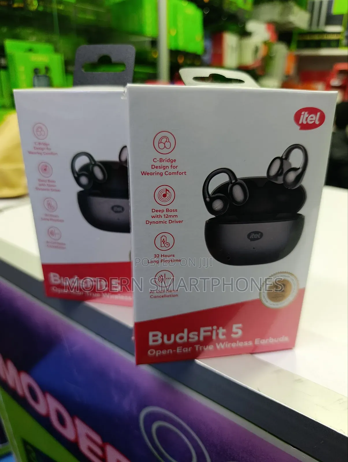 Itel Budsfit 5
32 Hours of Total Playtime Ai Call Noise Cancellation