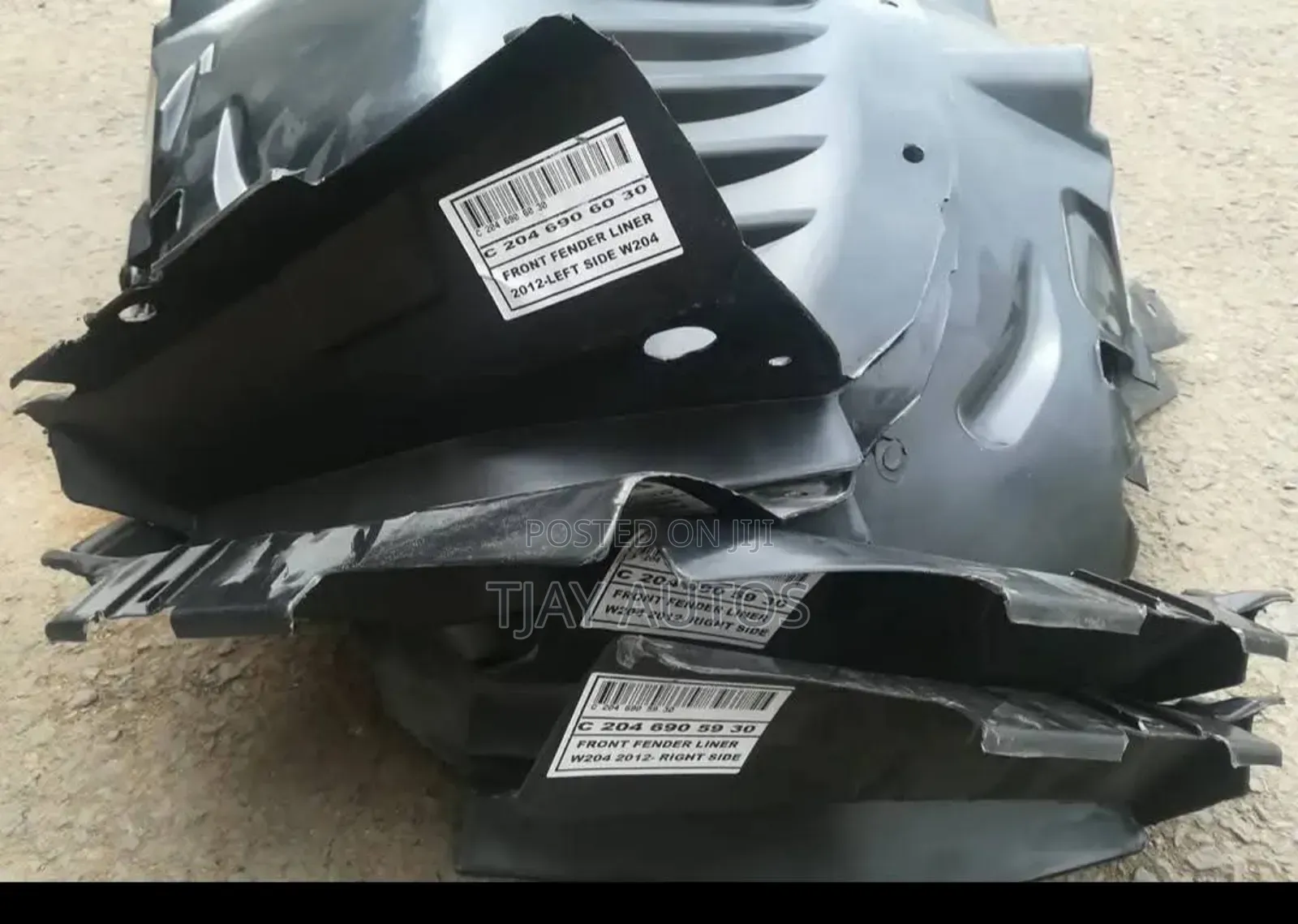 Mercedes W204 Front Fender Liner/Stone Guards