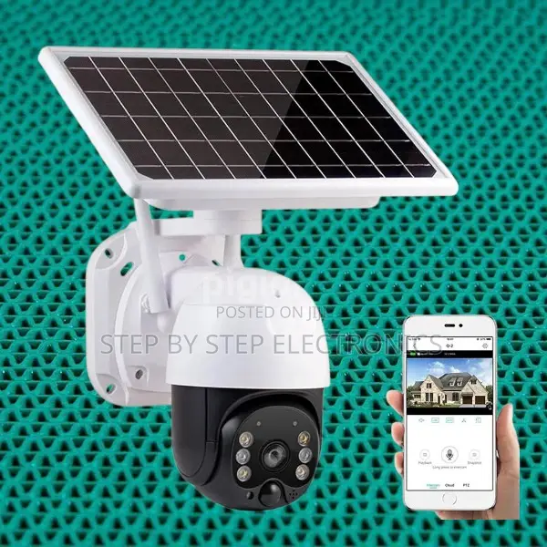 4g Sim Support Solar PTZ Rotating CCTV Camera With Motion Detection