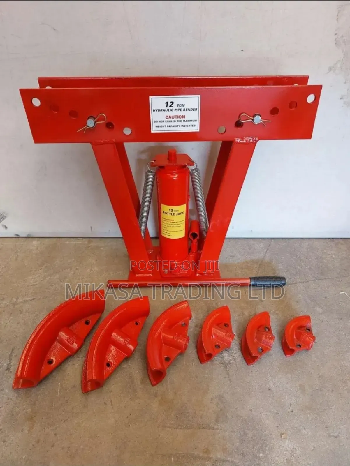 Pipe Bender (Hydraulic) 12ton Toller Brand