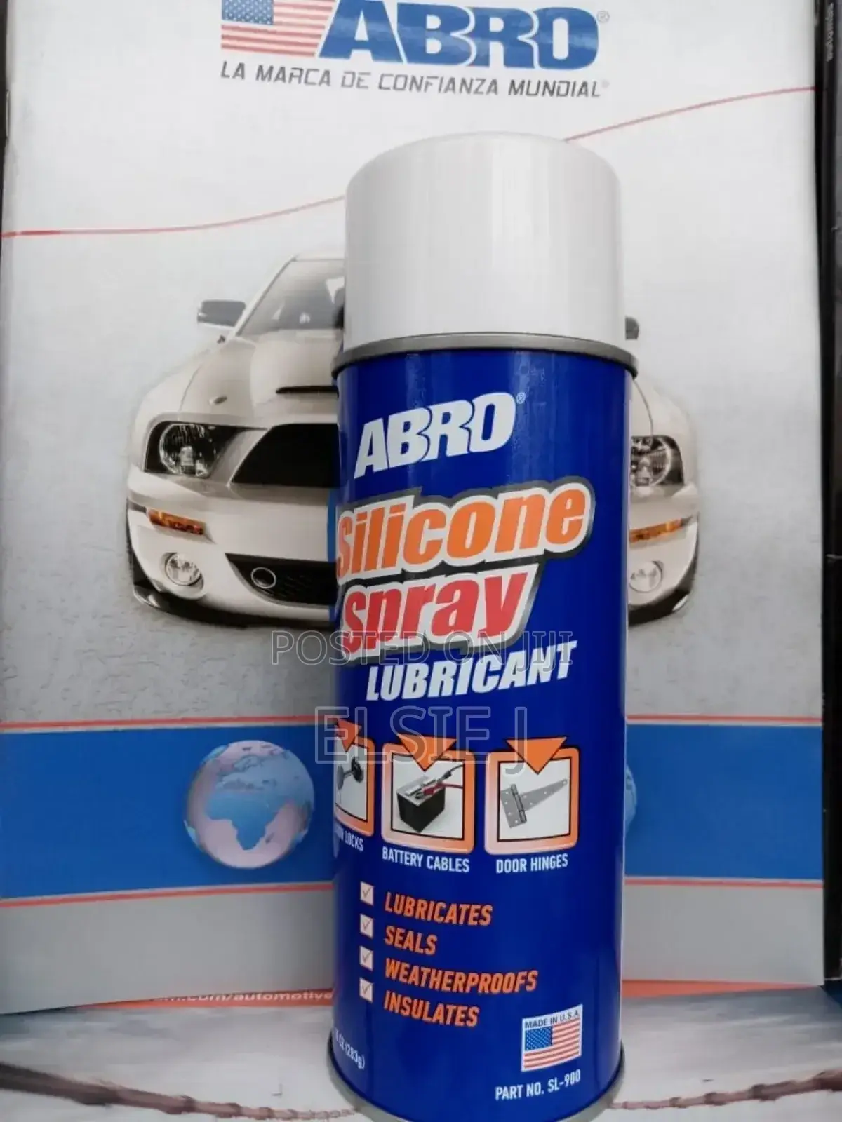 Abro Silicone Spray – Multipurpose Lubricant & Protectant 300ml