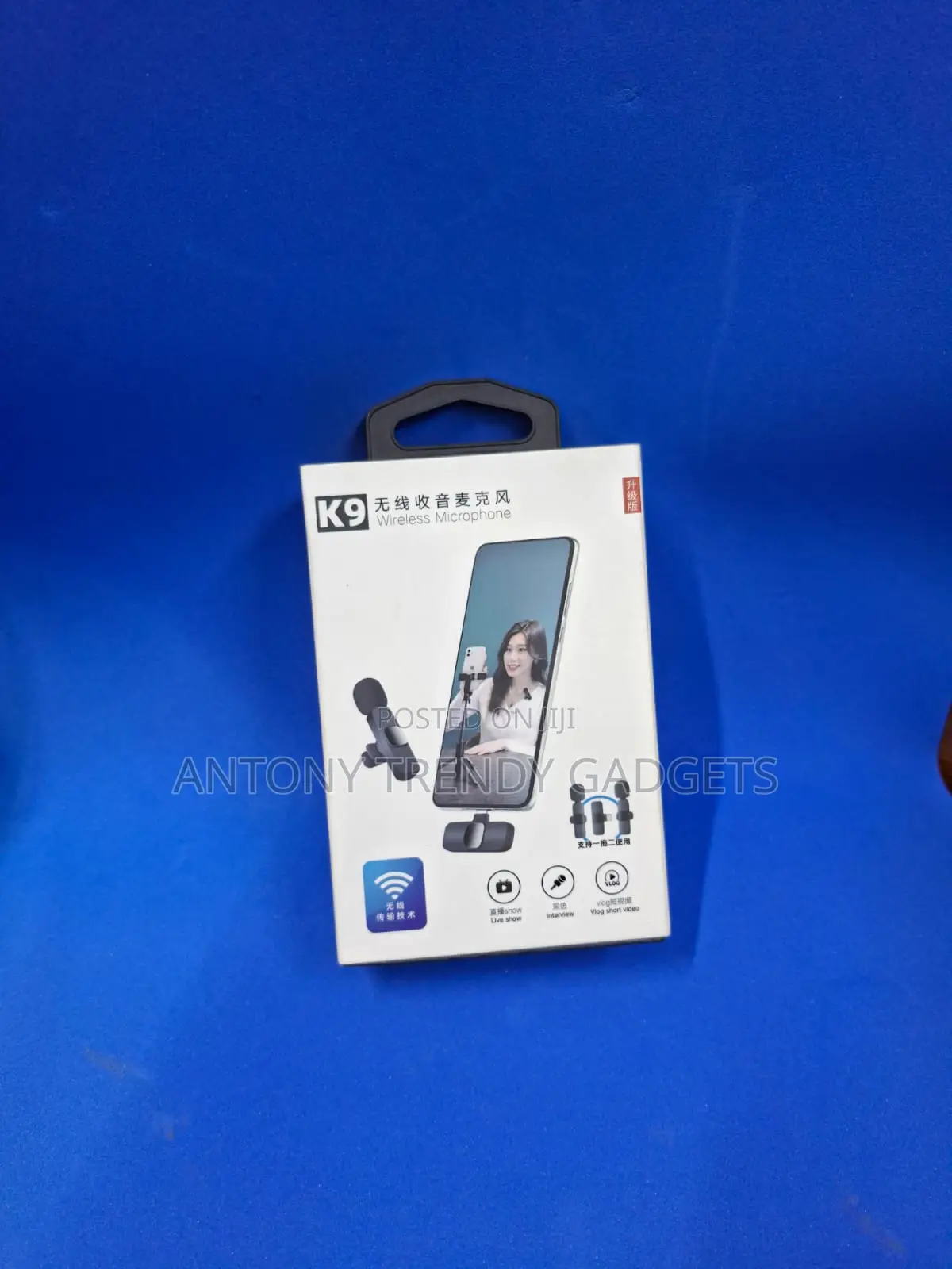 Upgrade K9 Wireless Mic – Dual Receiver For Vlog & Recording