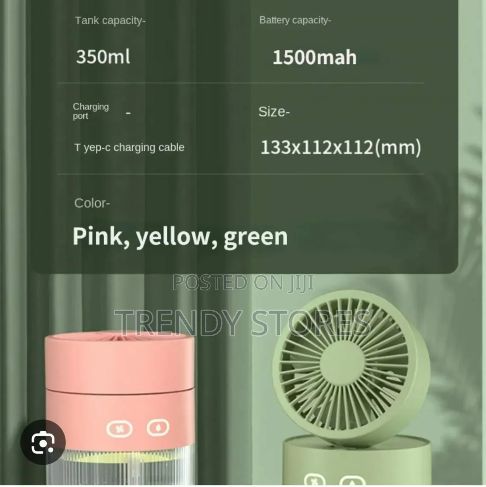 Air Humidifier With Fan