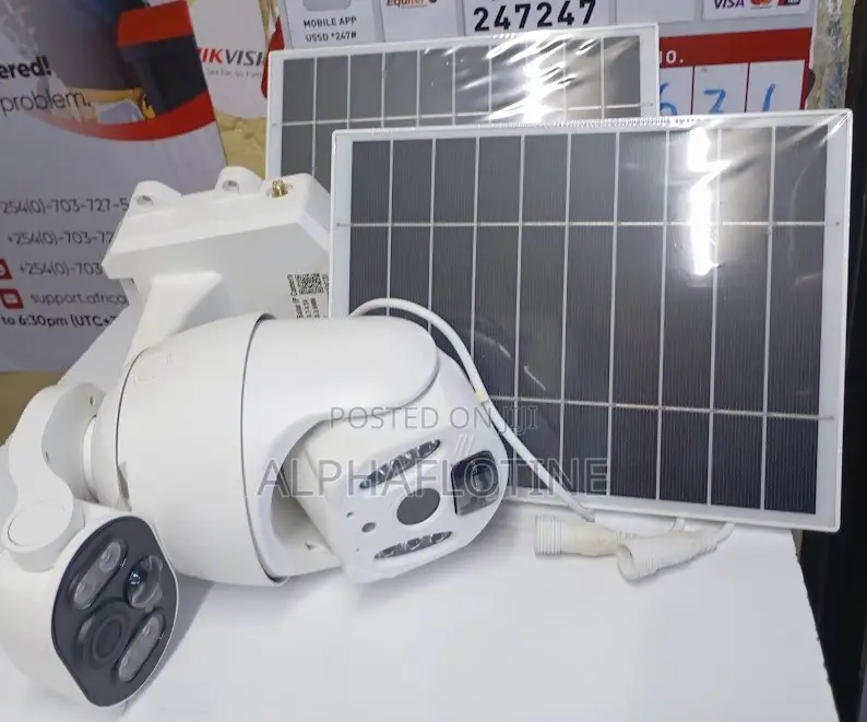 Solar Dual Lens 4g Sim Card Camera PTZ 6mp