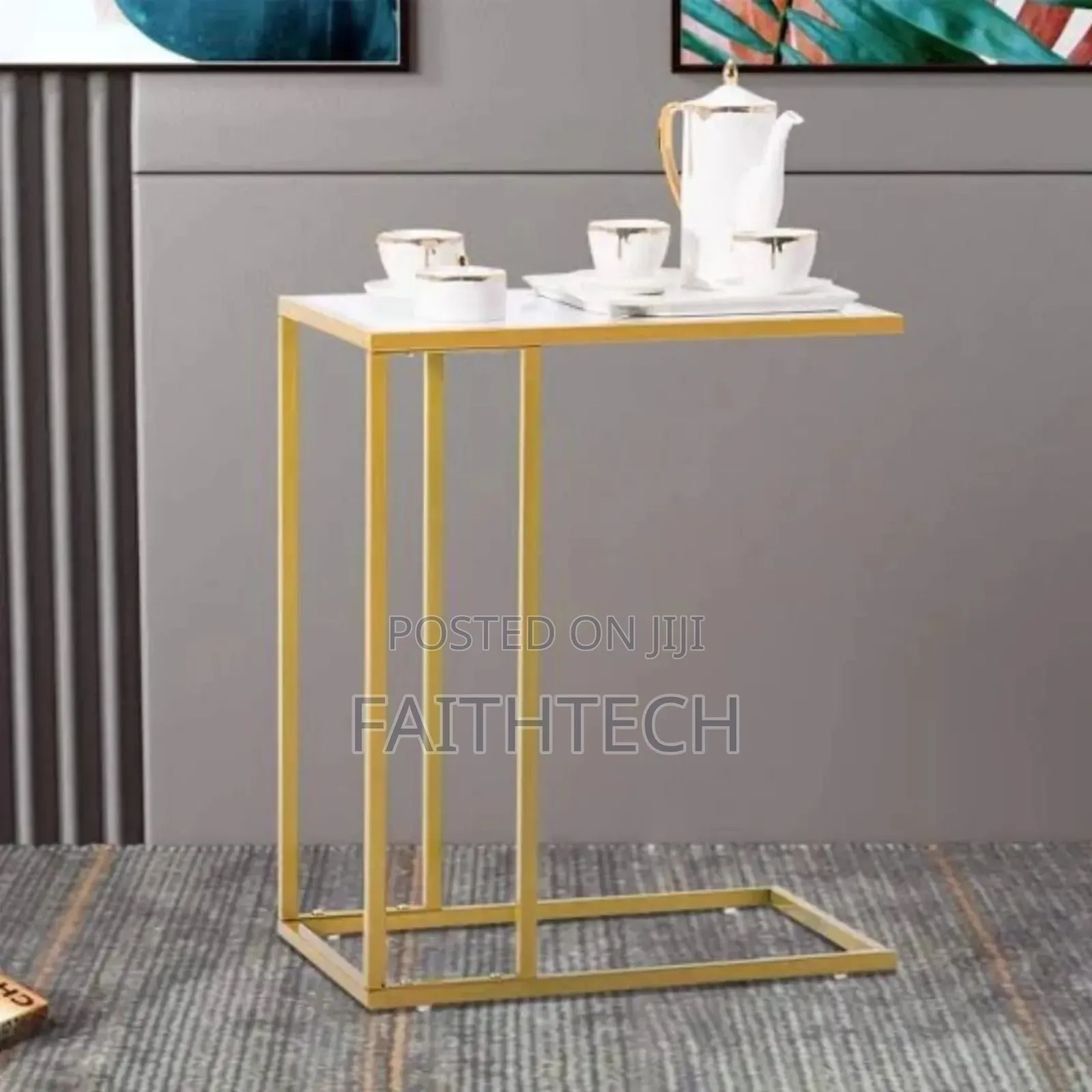 Wooden Side Table/Laptop Stand