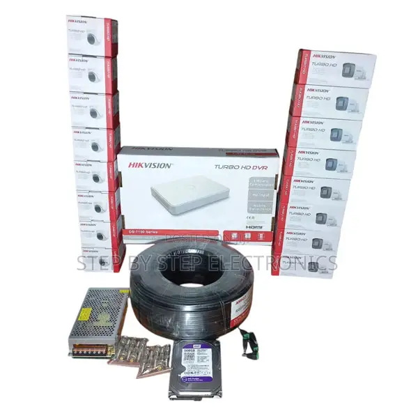 Hikvision 16 Cameras 1080p Hd CCTV Surveillance Kit With Mobile Access