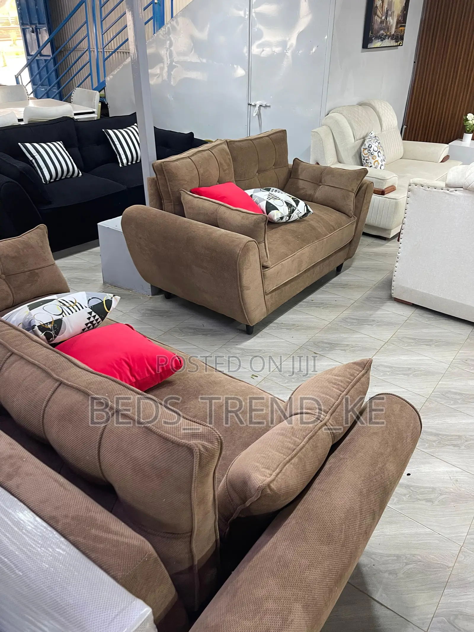 Calm Soft 5 Seater Butterfly Sofa Set 3,2