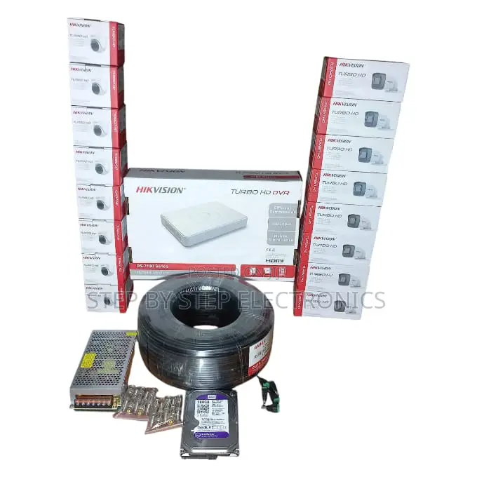 Ip66 Weatherproof 16 Hikvision 1080p CCTV Cameras Complete System Kit