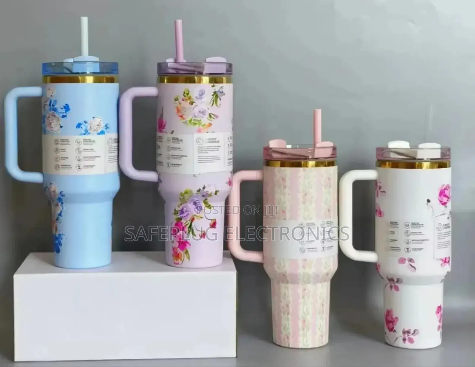 1.2 Litres Travel Tumbler, Insulated Vacuum With Straw Topper