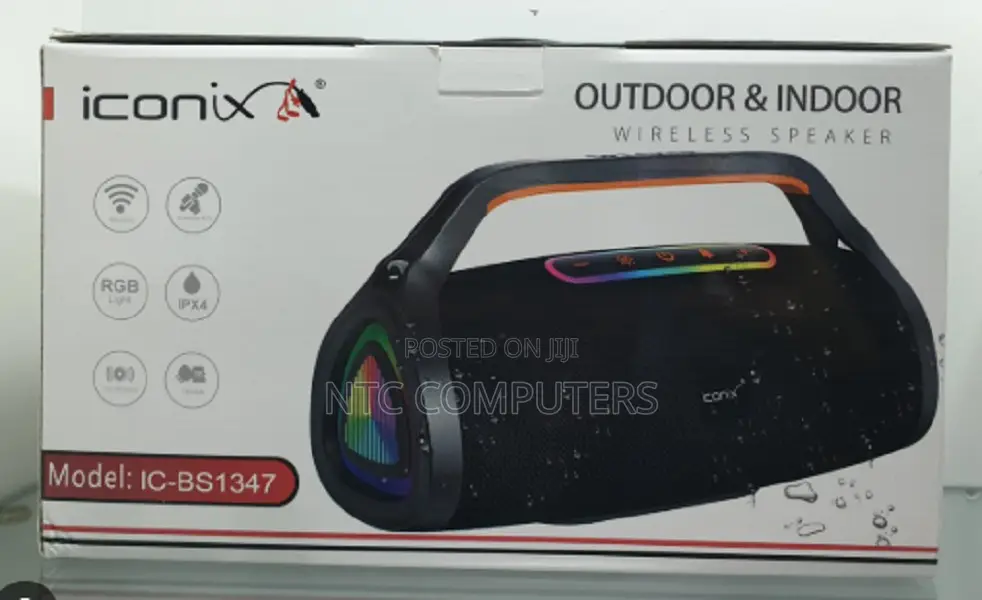 Iconix Wireless Ic-Bs1347 Speaker- Black
