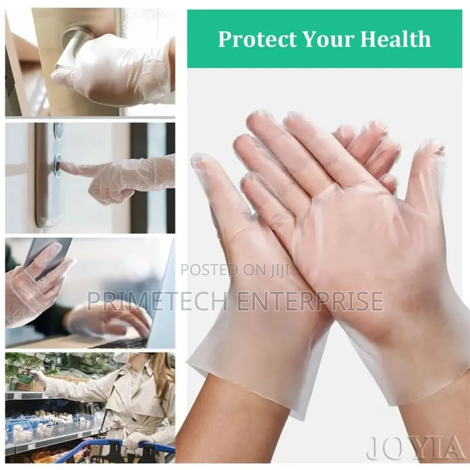 75pcs Tpe Plastic Gloves