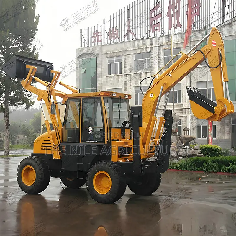 Free Shipping Backhoe Loader Mini Backhoe Excavator Farm Tractor