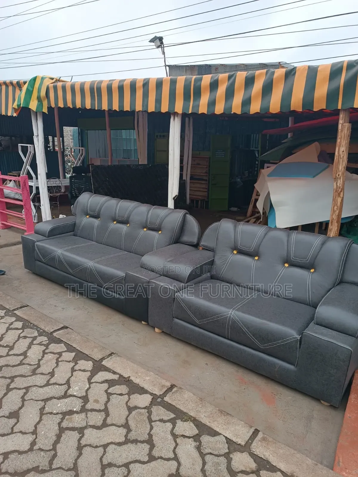 Modern New 5 Seater Sofa Set Unique Gray Ez2w