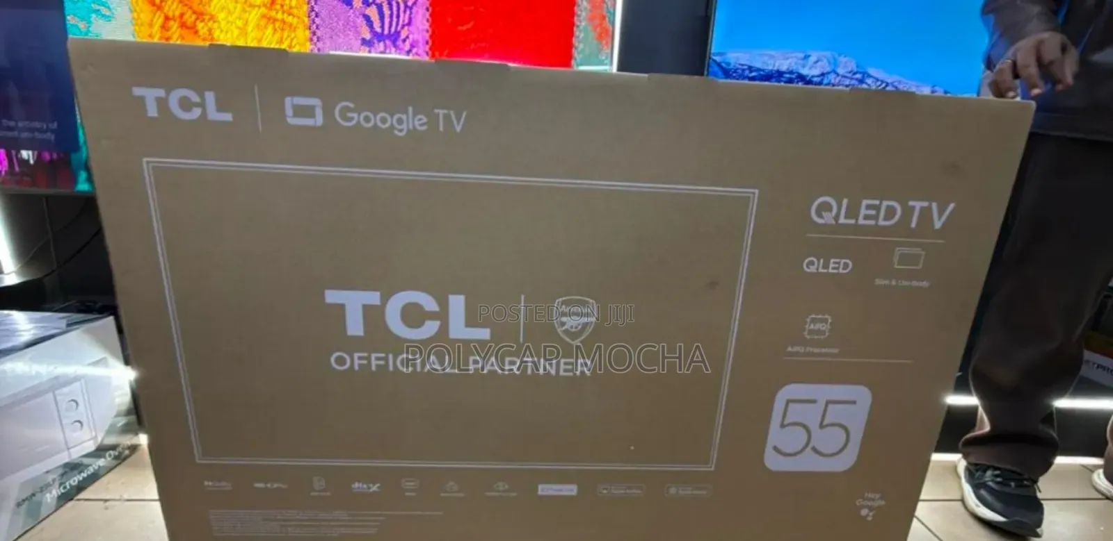 TCL 55′′ 55t6c Qled Smart Tv (New Model 2025