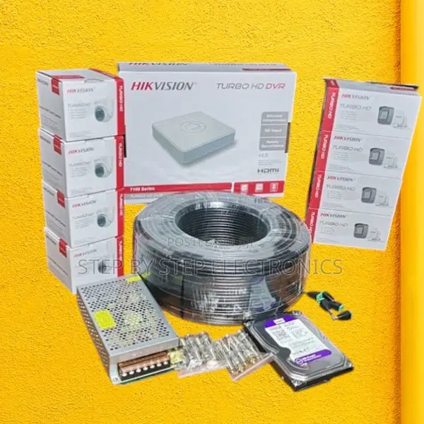 Hikvision 8 Cameras 1080p Full Hd CCTV Kit for Indoor Outdoor Security