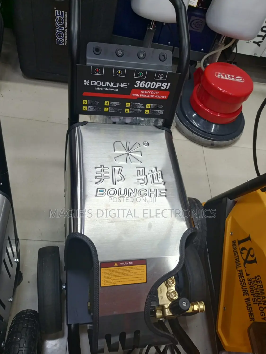 Most Reliable 3600psi Bounche Japan Electric Pressure Washer