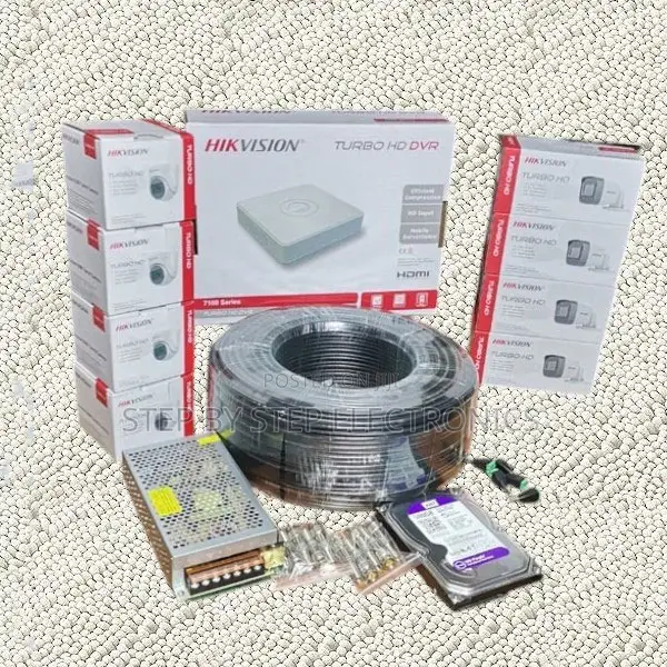 High Definition Hikvision 8 1080p Cameras CCTV System With DVR Machine