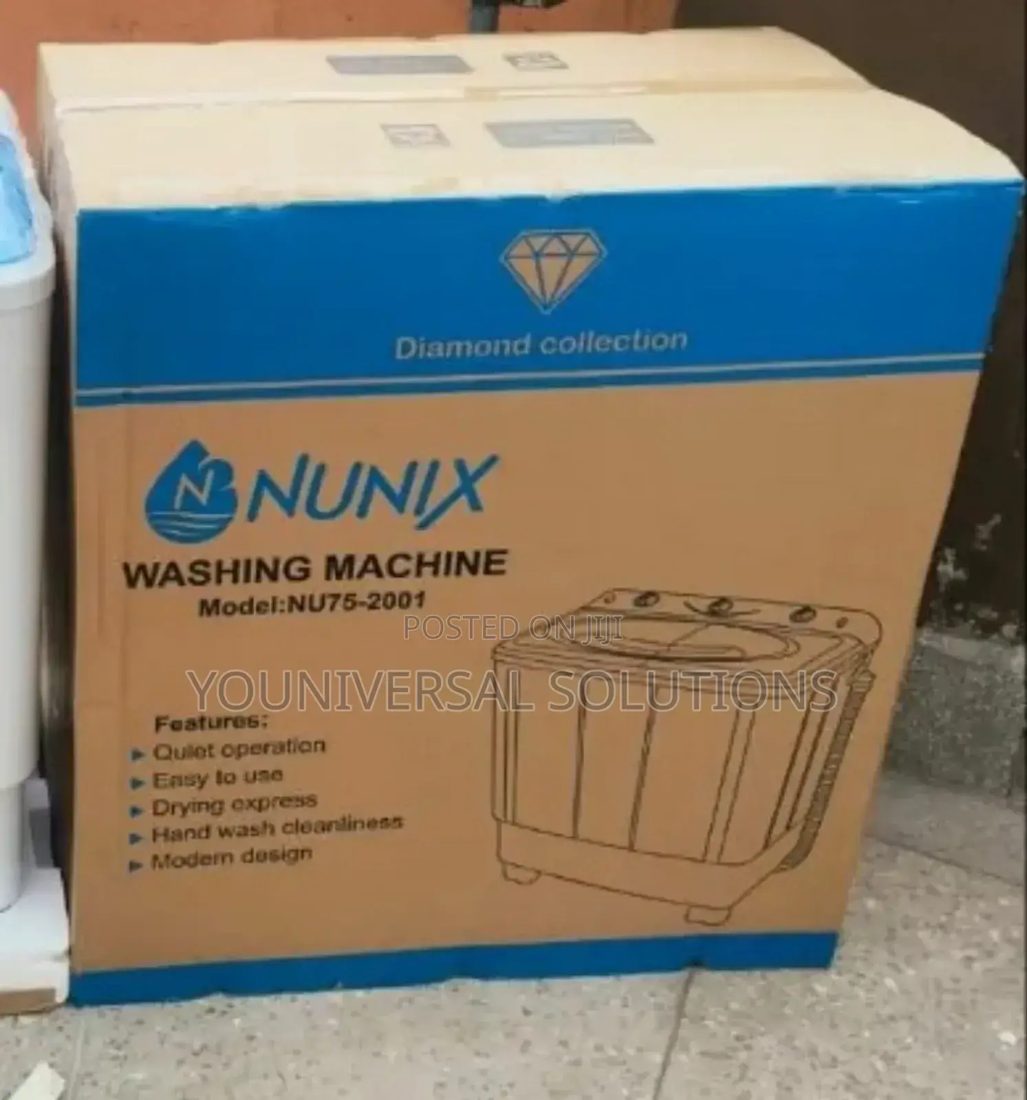 Nunix 10kg Twin Tub Washing Machine