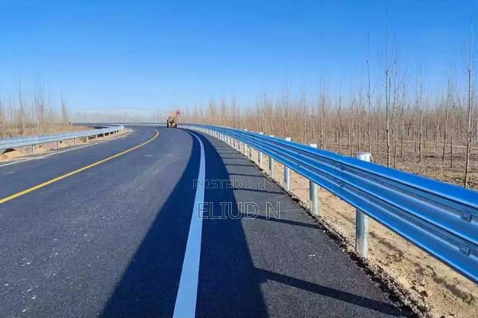 Highway Barrier Guardrail