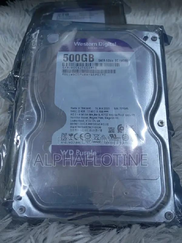 500gb Wd Purple Surveillance Hard Disk