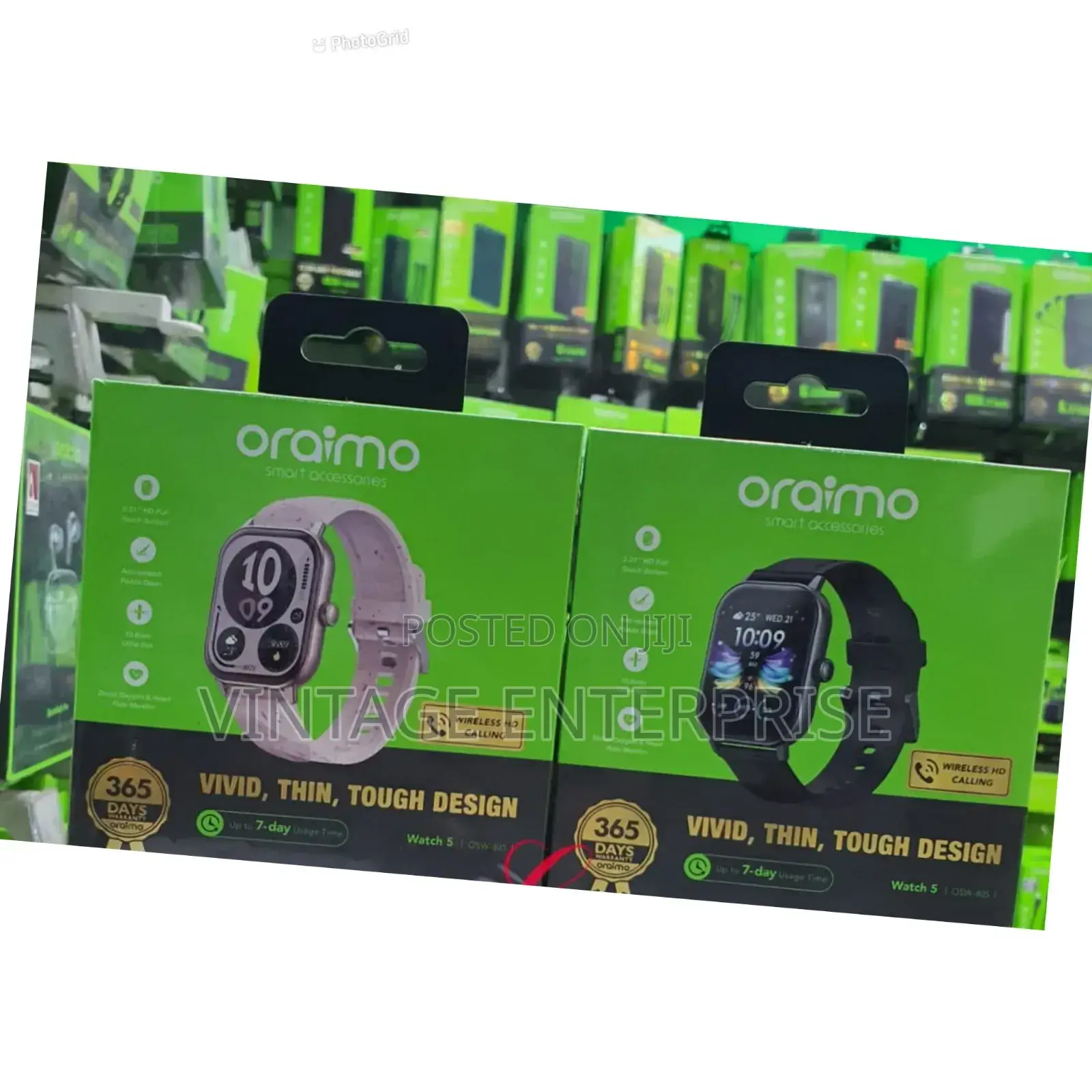 Oraimo Watch 5 Osw-805 2.01" Hd Panda Glass 1atm Smart Watch
