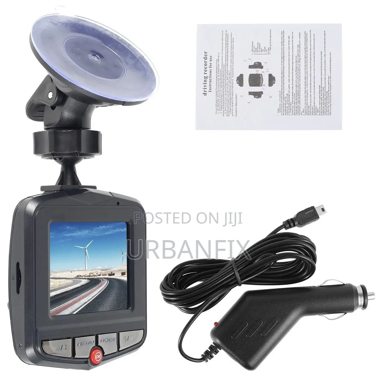Full Hd 1080p Dash Camera With Quality Video and Recording Camera