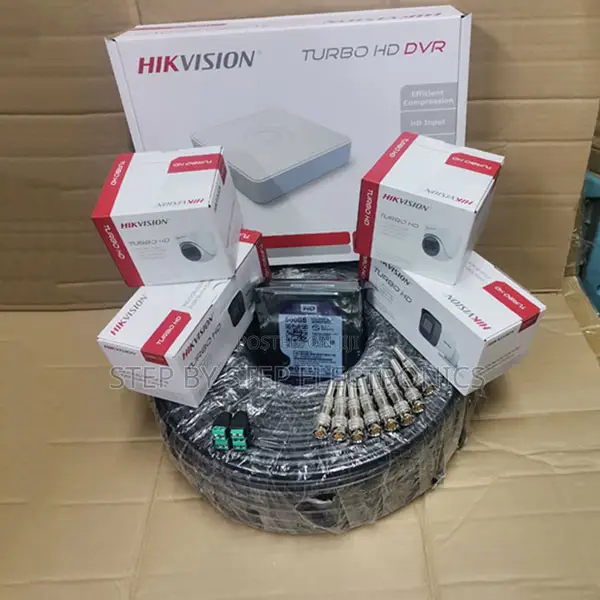 Stunning Image Hikvision 4 Cameras 1080p 2mp CCTV Security System Kit