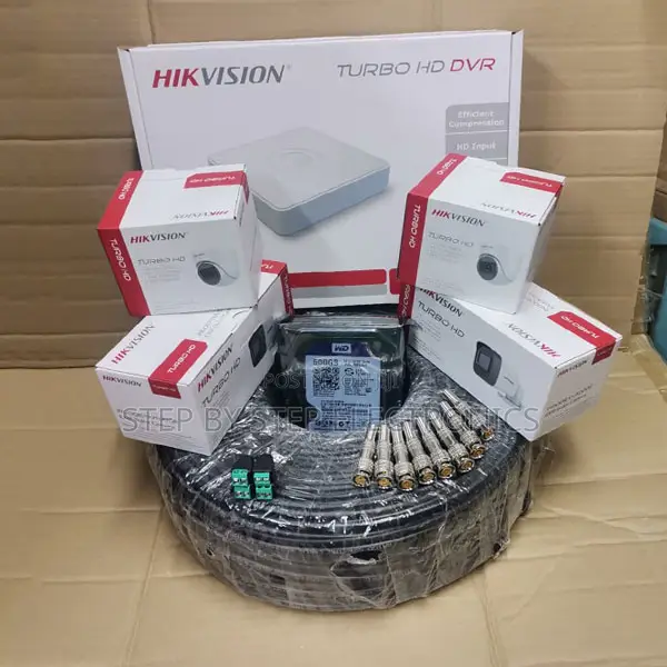 Trusted Brand Hikvision 4 Cameras 1080p 2mp CCTV Security System Kit