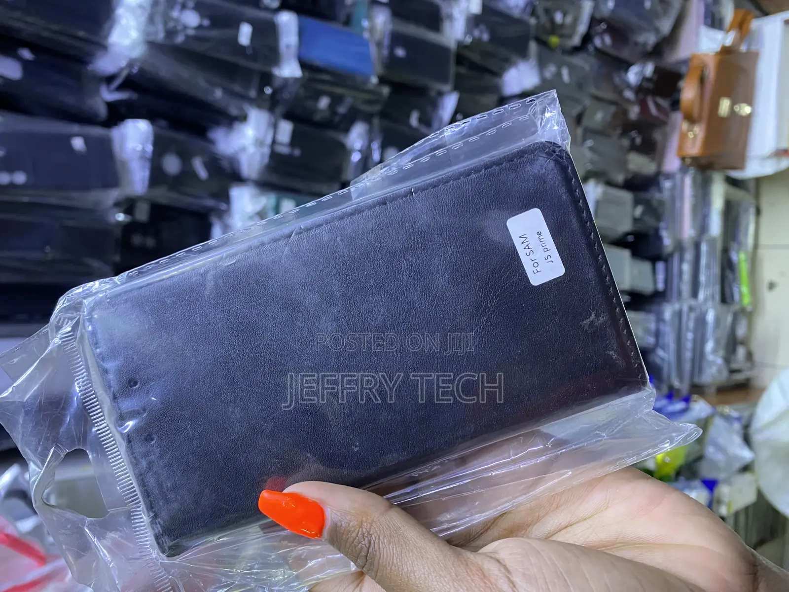 Pikkme Galaxy J5 Prime Flip Case Leather Finish With Card Holder