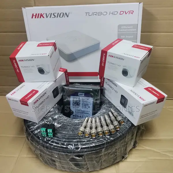 2 Megapixel Hikvision 4 Cameras 1080p 2mp CCTV Security System Kit