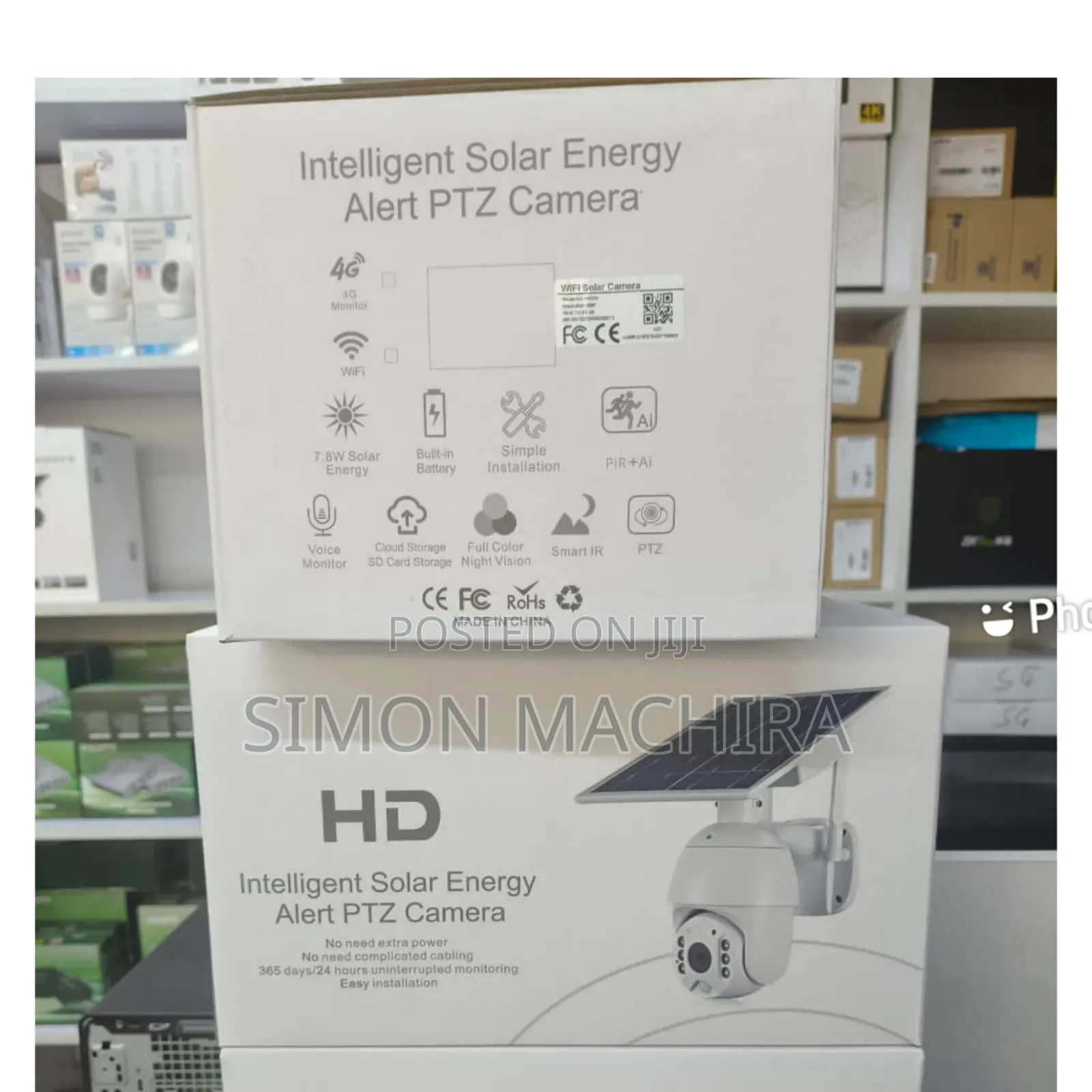 Wifi Ubox Solar Camera